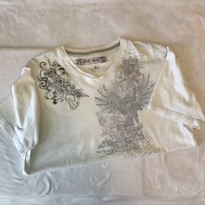 Michael Brandon men’s white graphic tee - XL